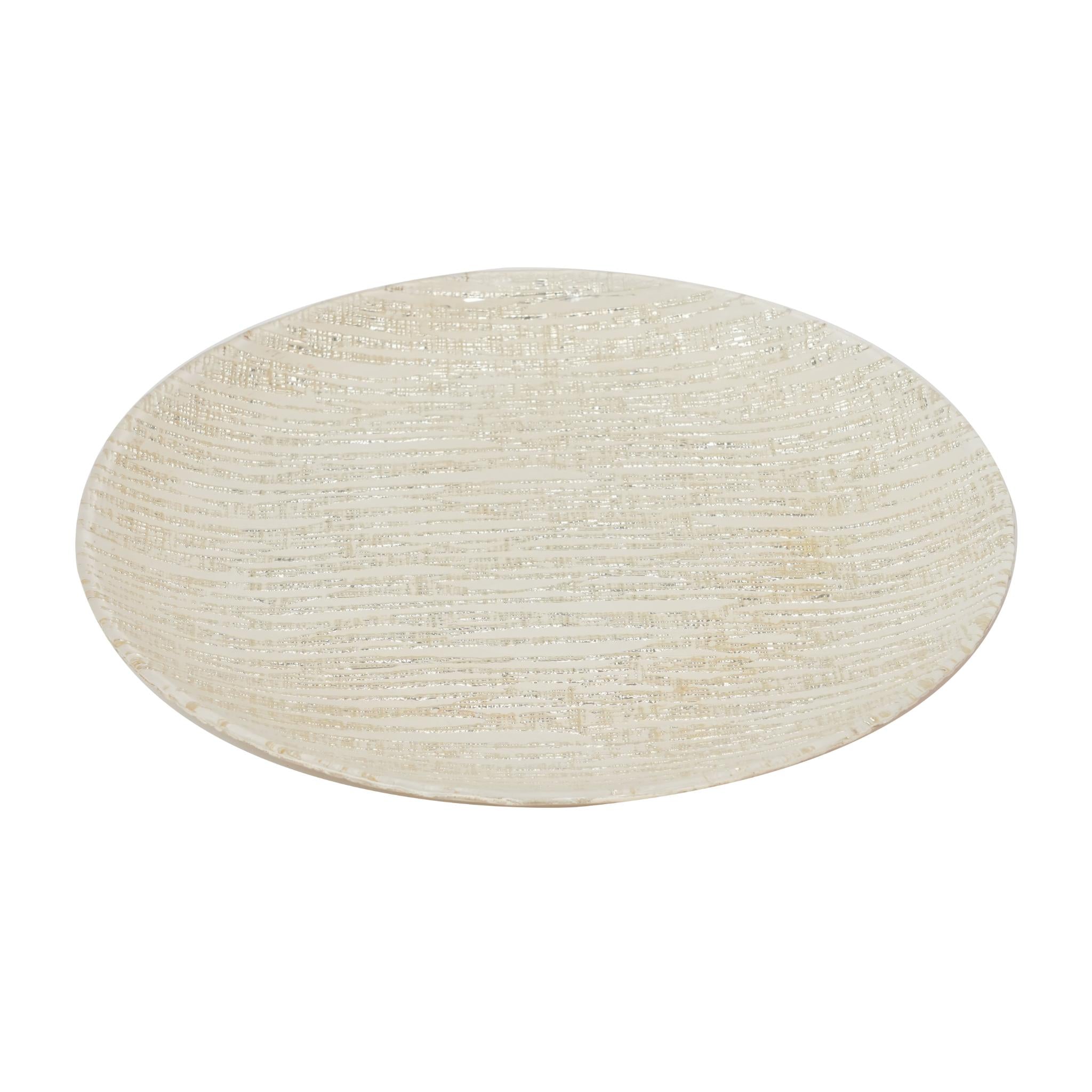 CIOTOLA FLAT  ROUND  PLATE  GOLD
