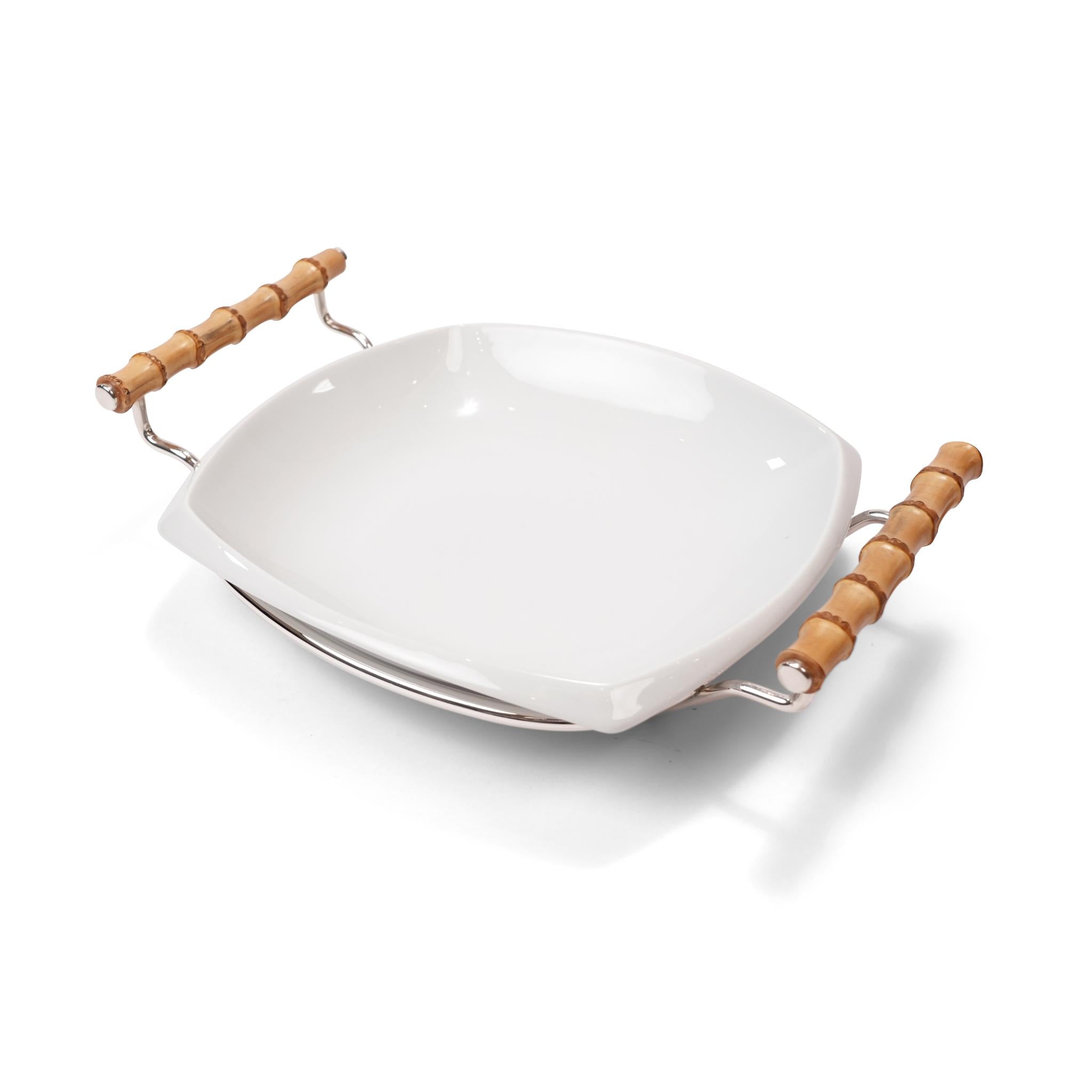 LINEA  ,  BAMBOO  SQUARE  SALAD  BOWL