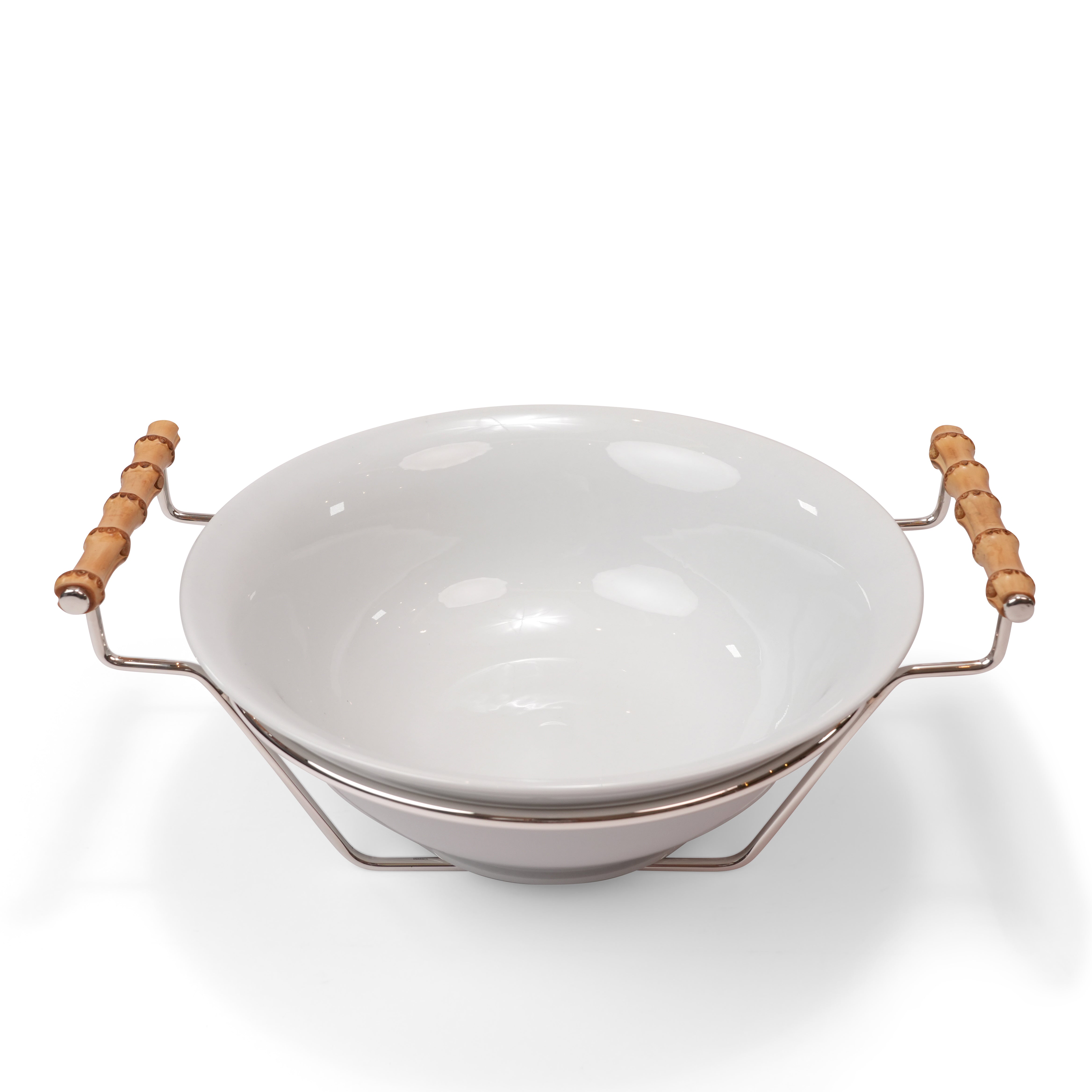 LINEA  ,   BAMBOO  ROUND  SPAGHETTI  DISH