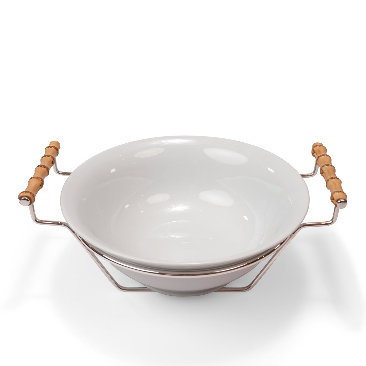 LINEA  ,   BAMBOO  ROUND  SPAGHETTI  DISH