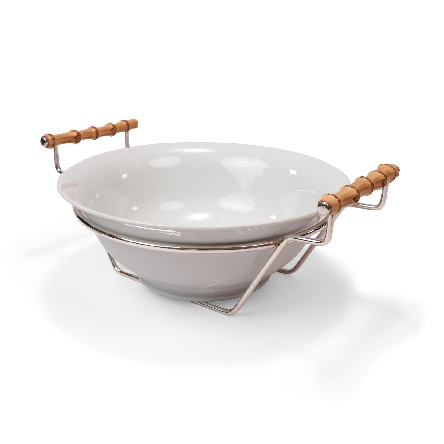 LINEA  ,   BAMBOO  ROUND  SPAGHETTI  DISH