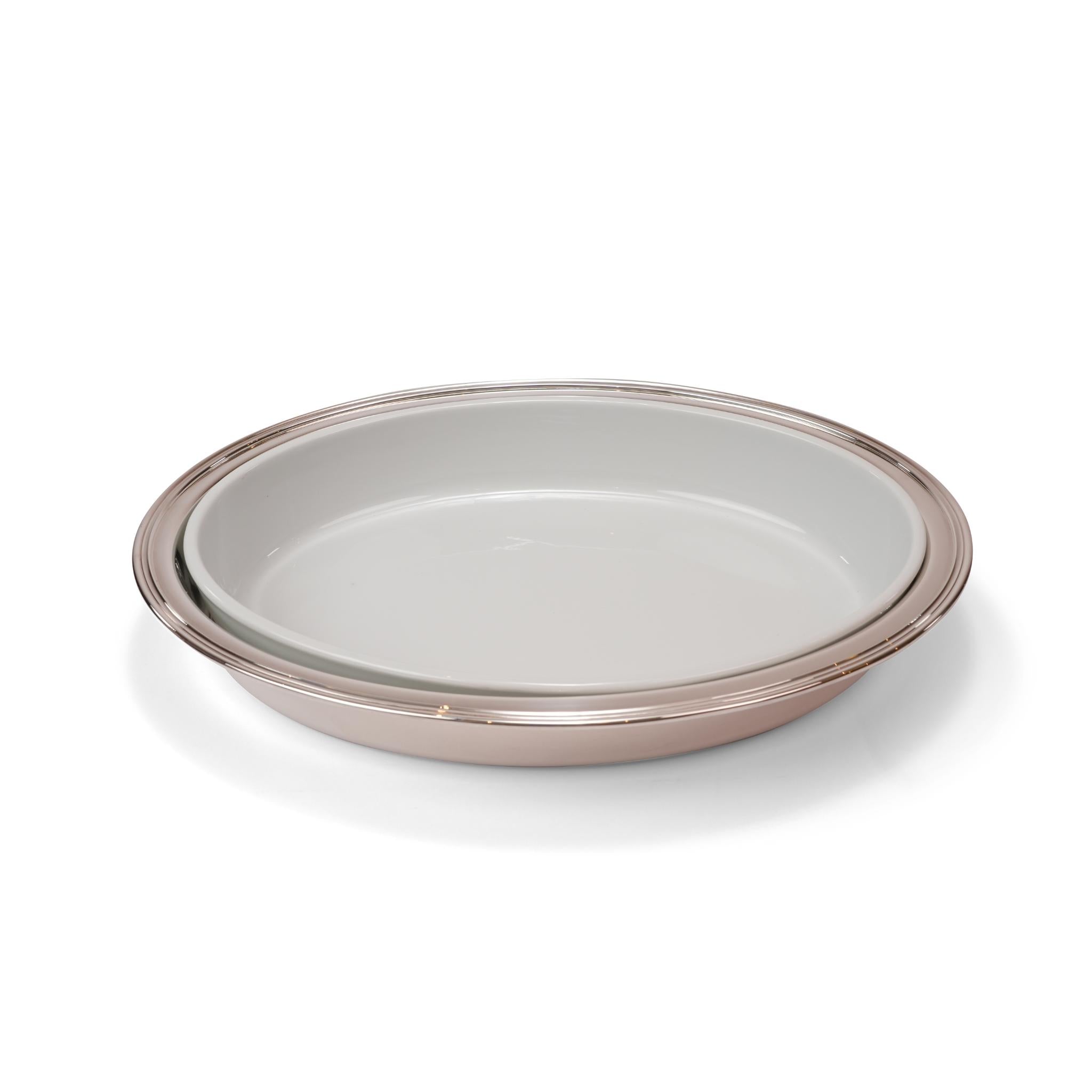 INGLESE  ,  OVAL   PORCELIAN    DISH  HOLDER