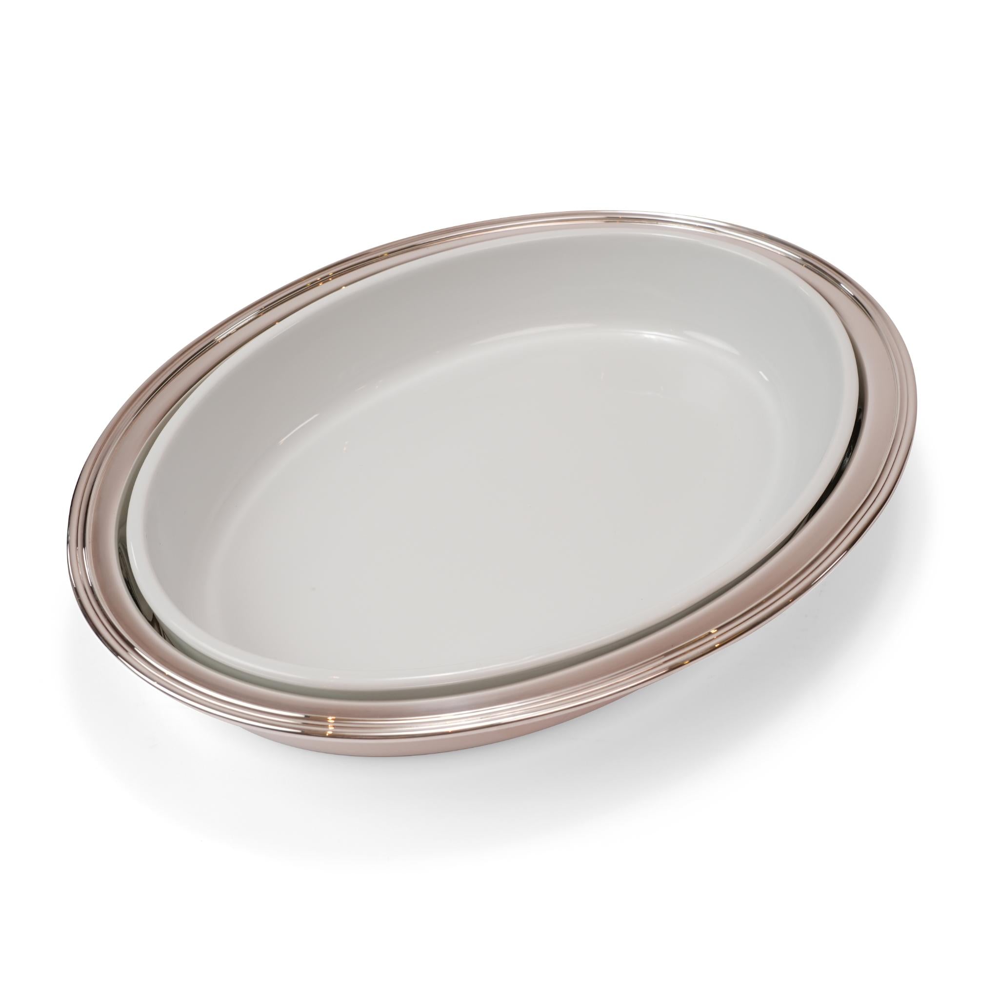 INGLESE  ,  OVAL   PORCELIAN    DISH  HOLDER