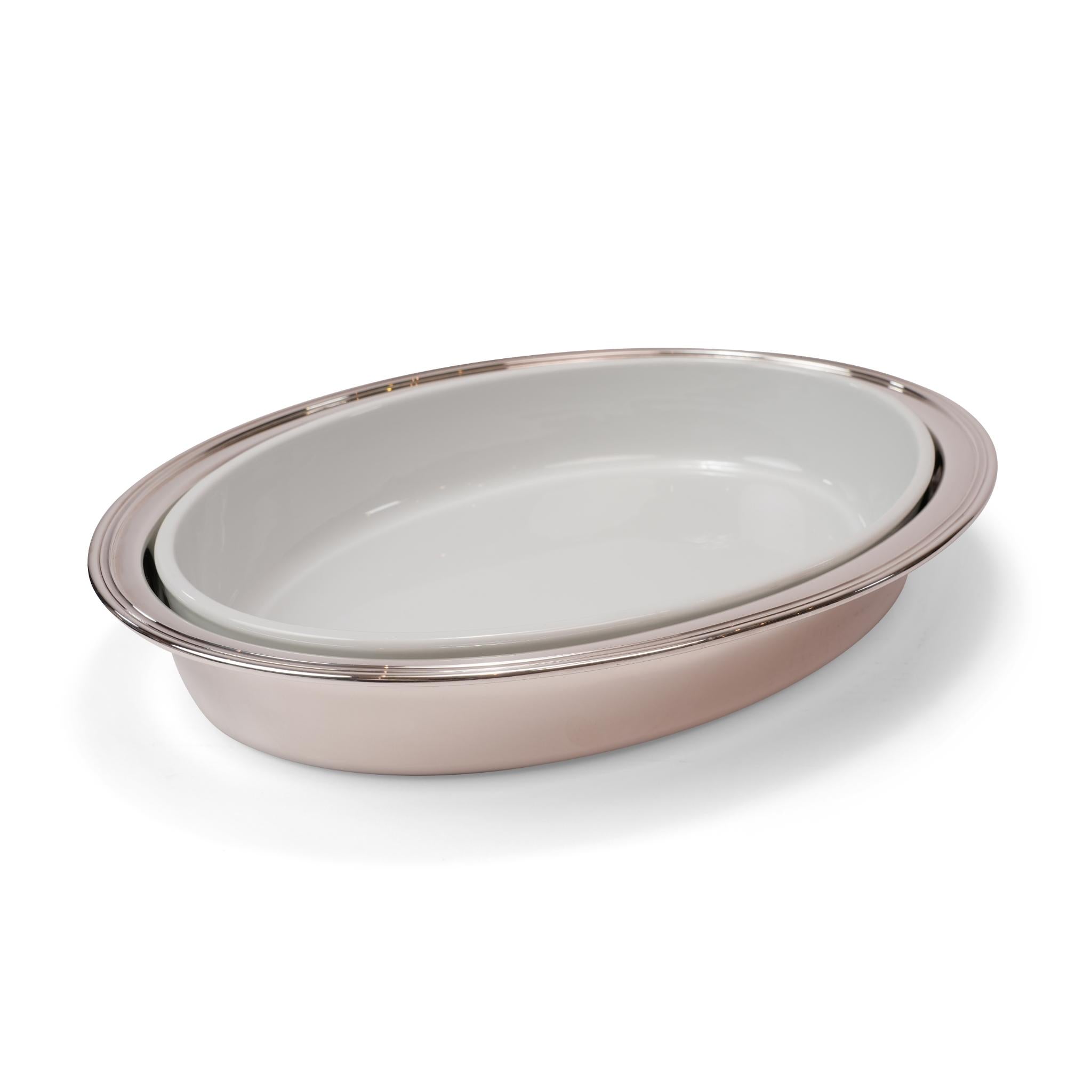 INGLESE  ,  OVAL   PORCELIAN    DISH  HOLDER