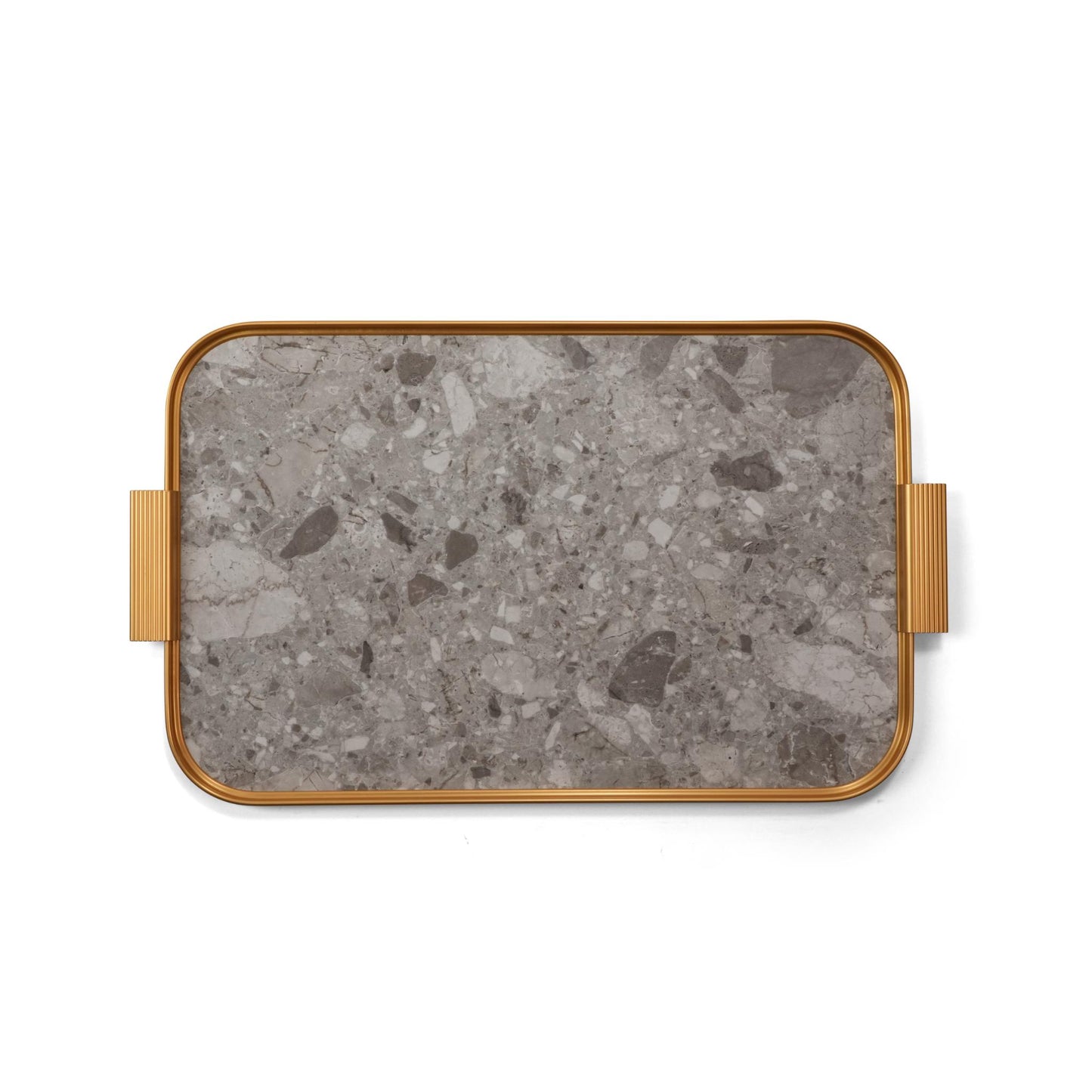 KAYMET  MARBLE  TRAY CEPPO / GOLD