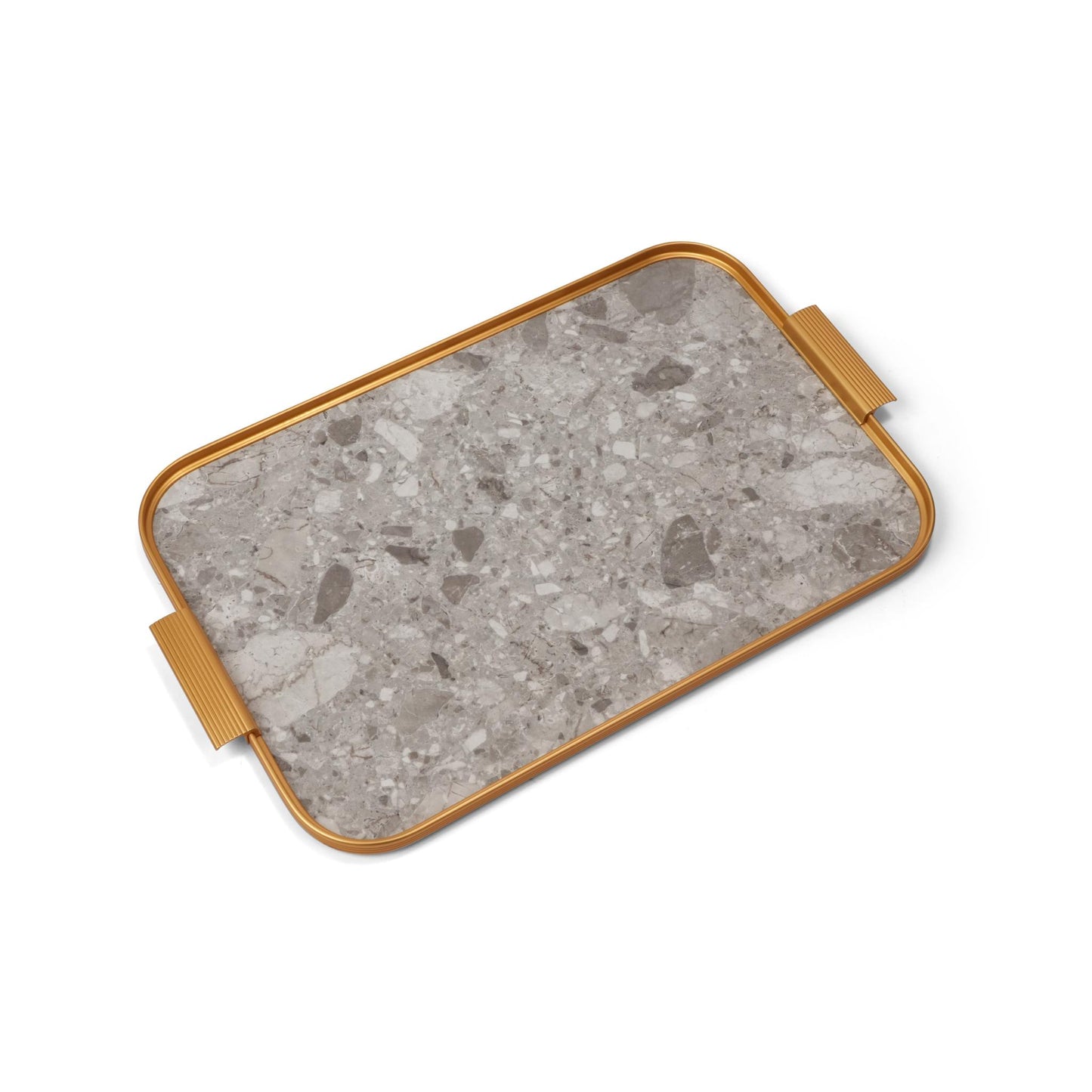 KAYMET  MARBLE  TRAY CEPPO / GOLD