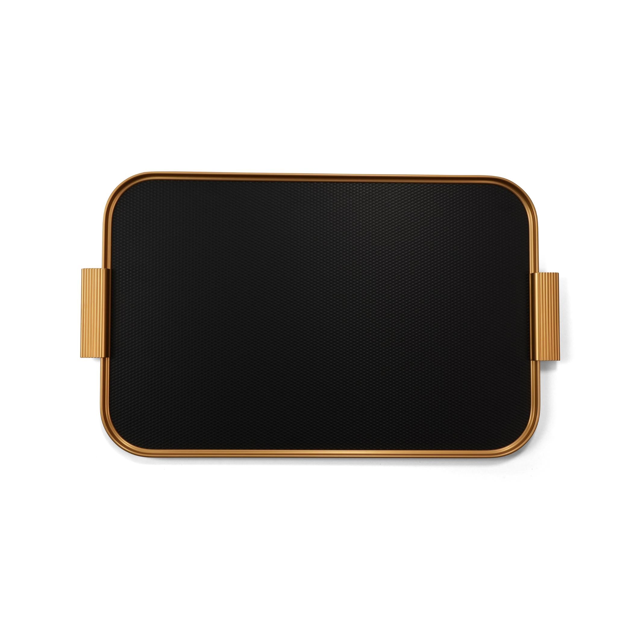 KAYMET TRAY DIAMOND BLACK GOLD