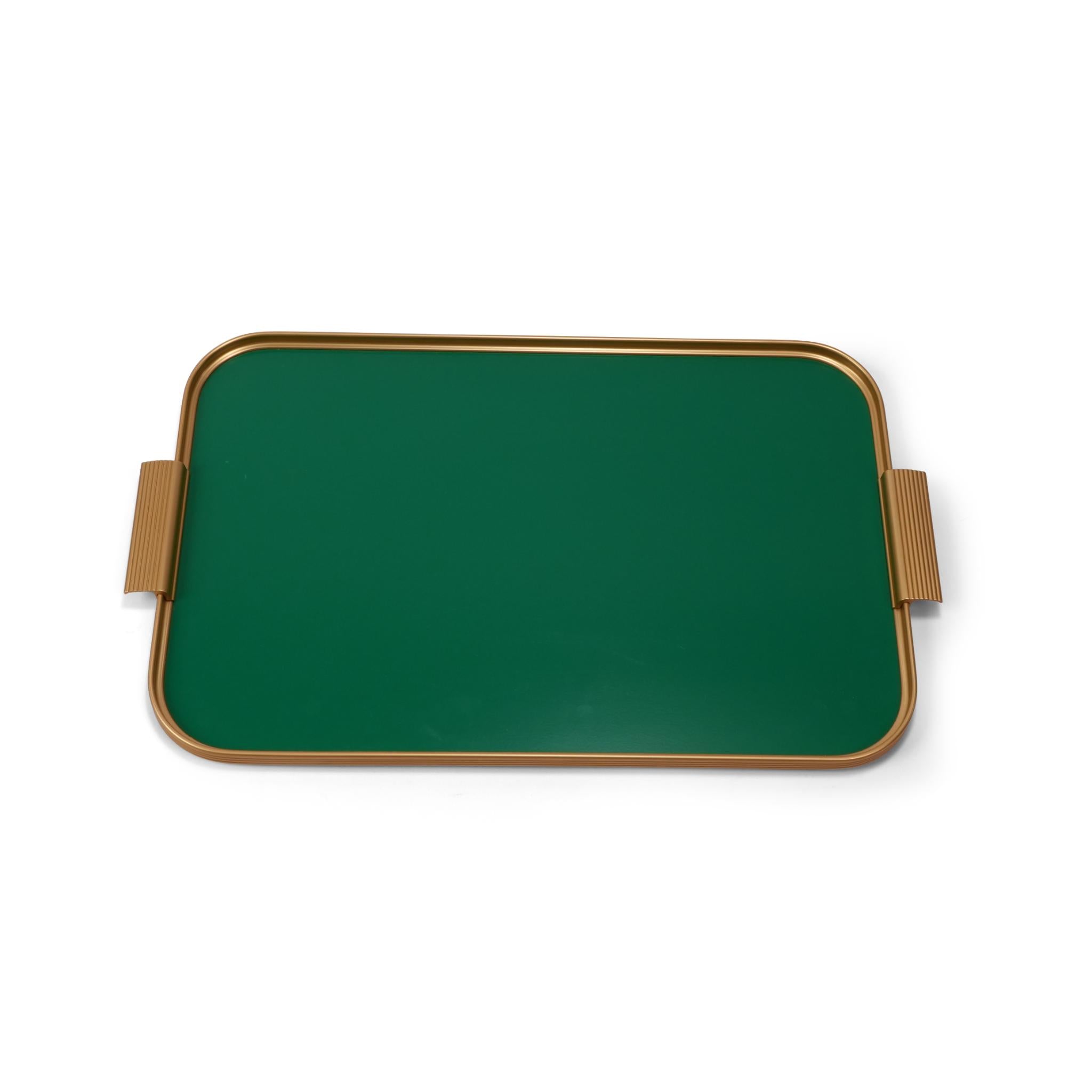 KAYMET TRAY MINT GREEN GOLD
