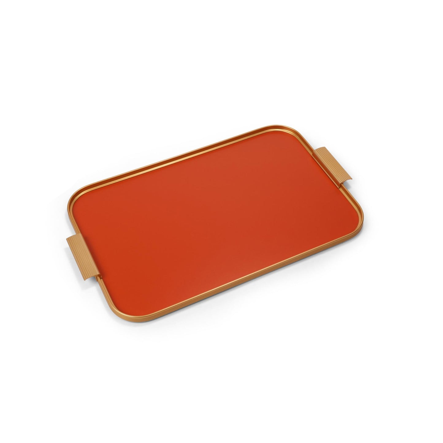 KAYMET TRAY BURNT ORANGE GOLD