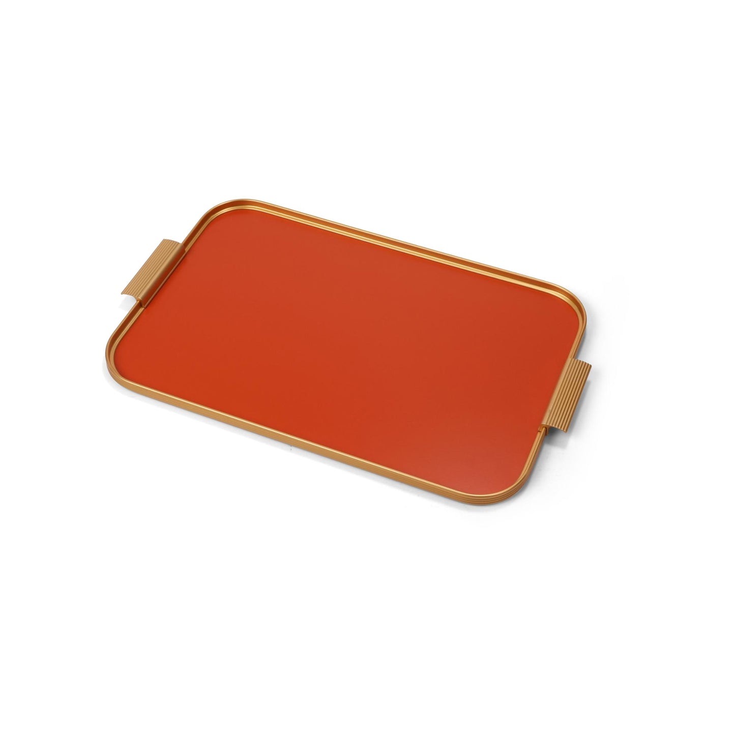 KAYMET TRAY BURNT ORANGE GOLD