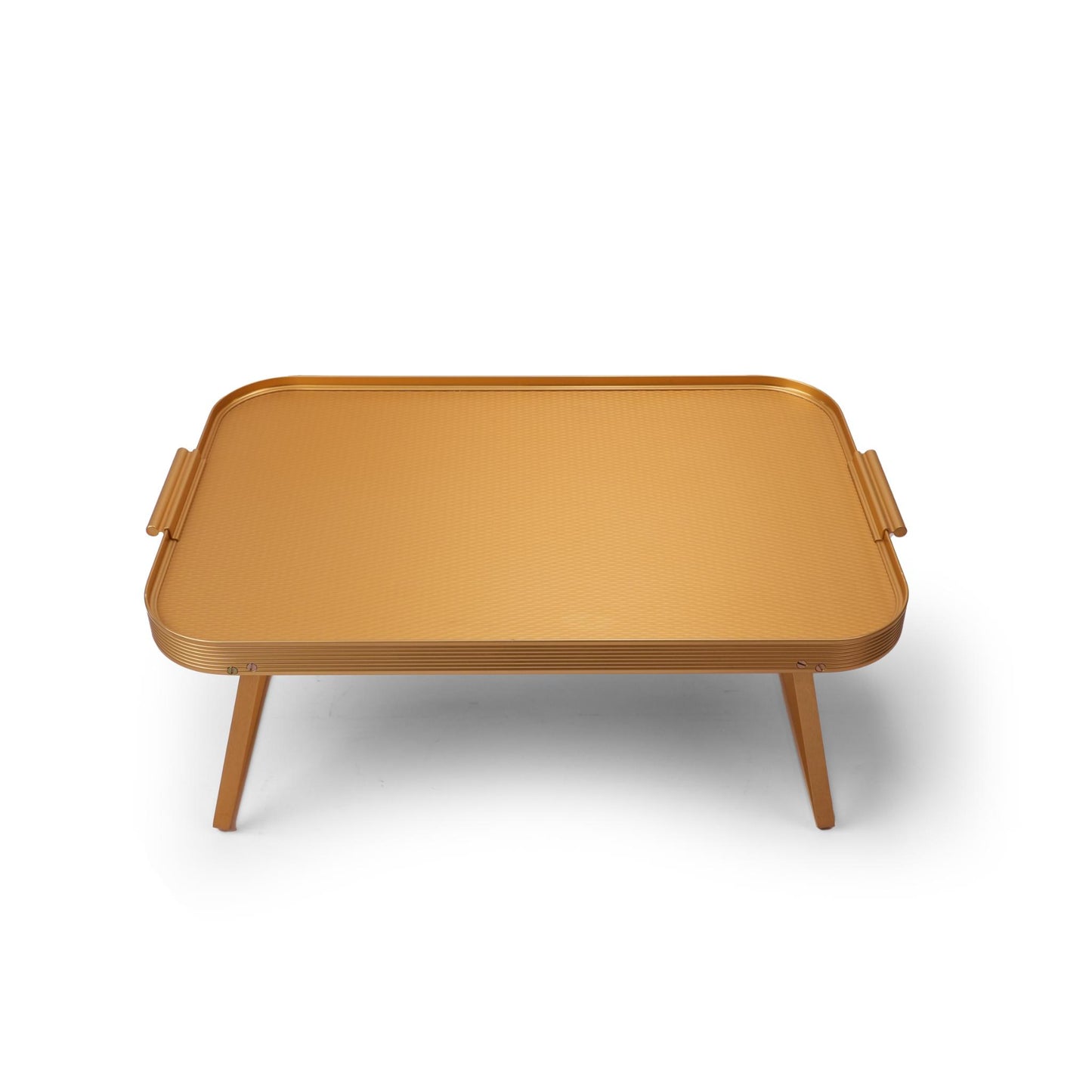LAP TRAY  GOLD  DIAMOND CUT DESIGN
