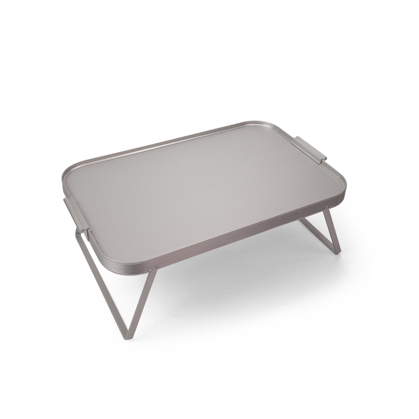 LAP TRAY  SILVER DIAMOND CUT DESIGN