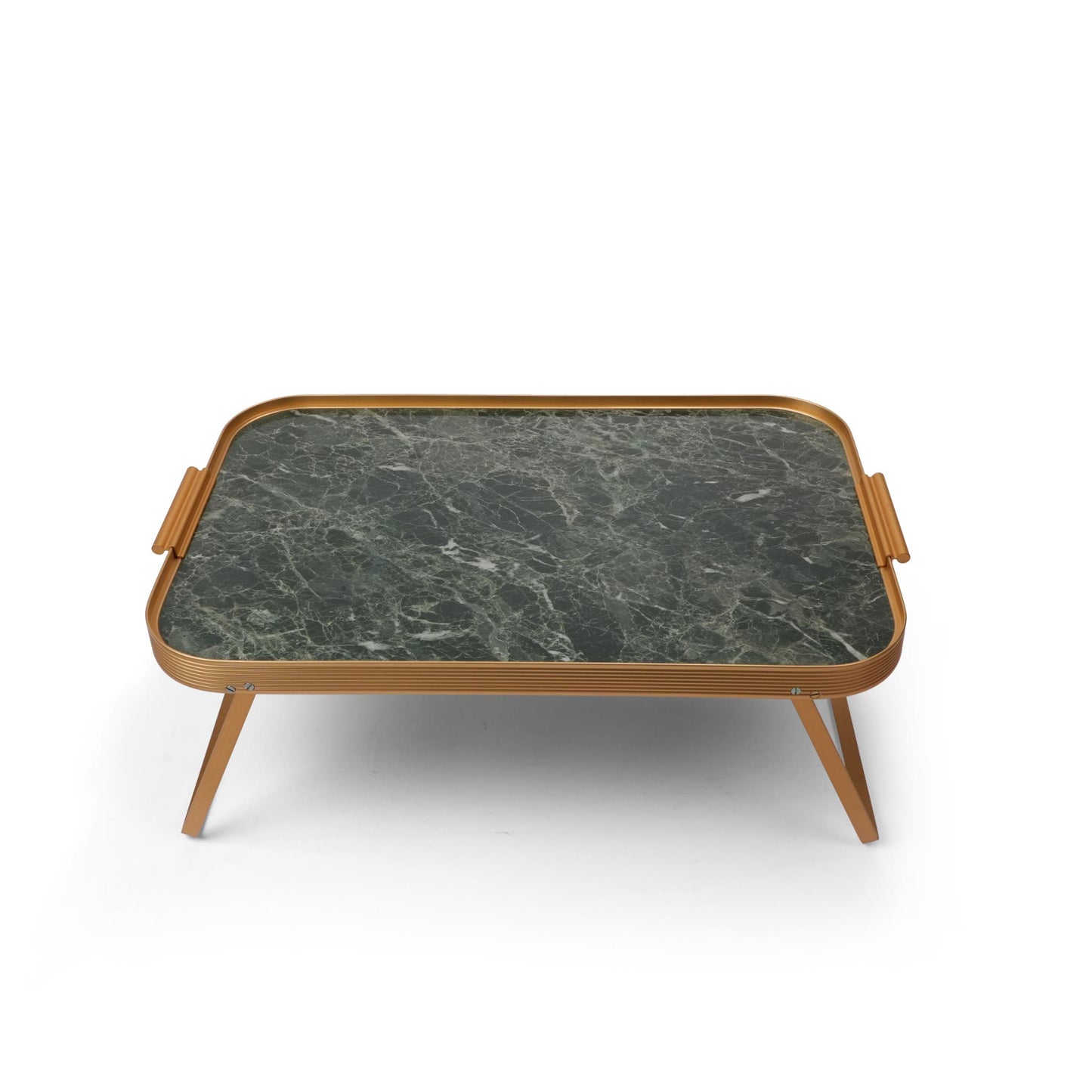 LAP TRAY GREEN MARBLE