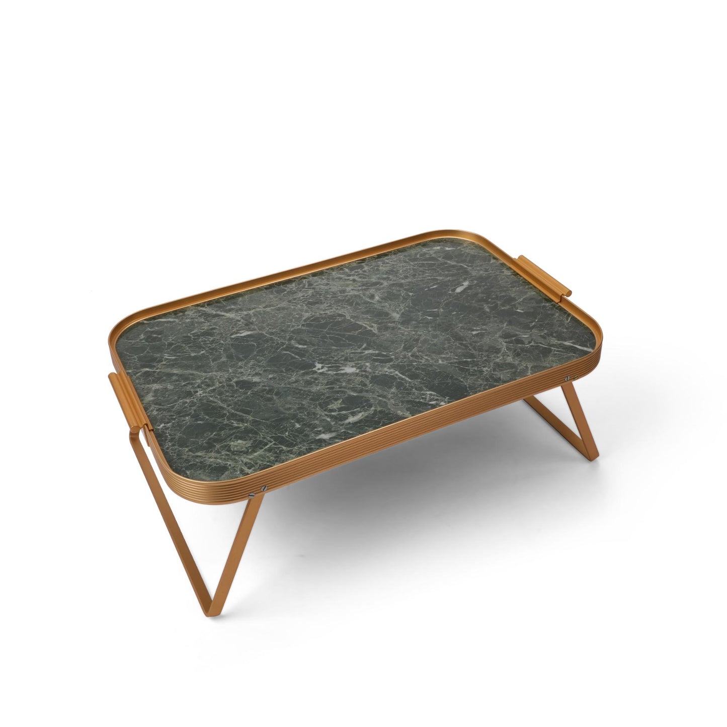 LAP TRAY GREEN MARBLE