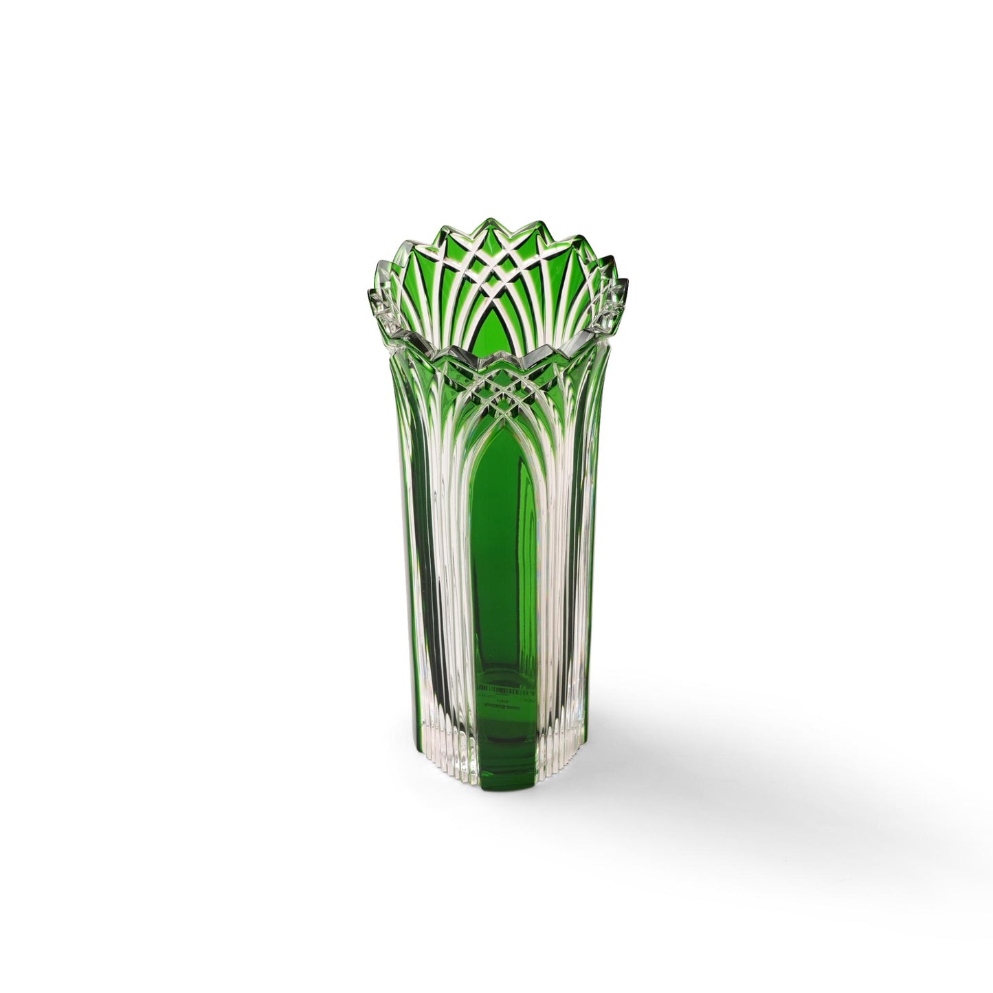 VASE GOTIK  ,  GREEN