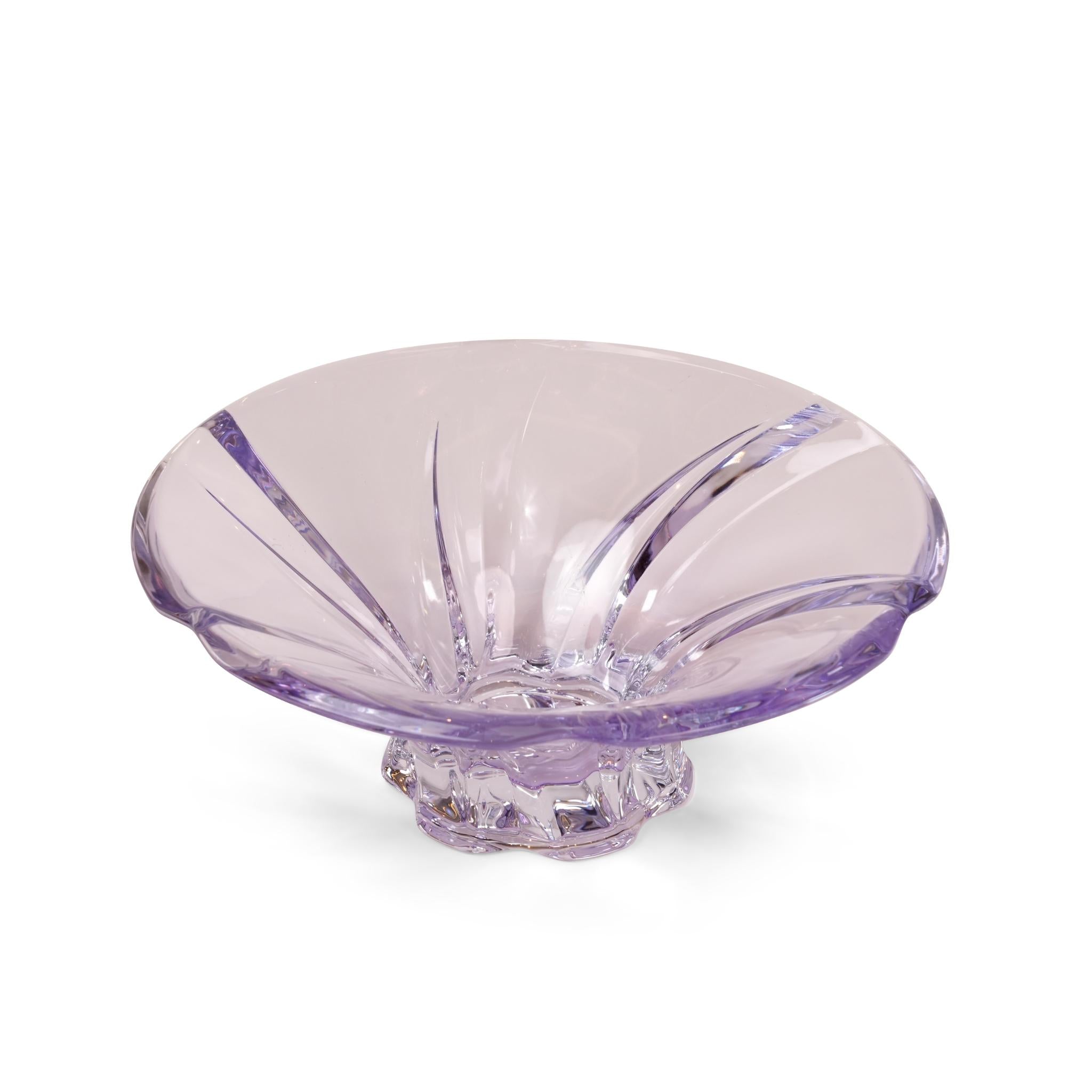 BOWL PLANTICA  , SPRAYED INSIDE  330  ( PURPLE )