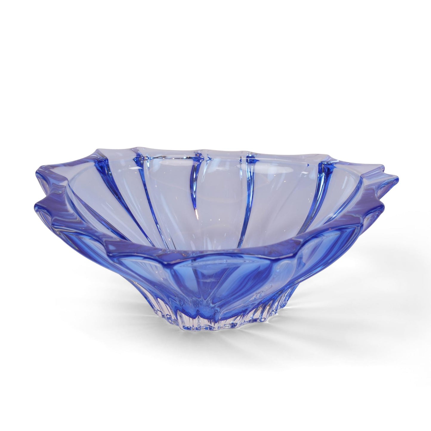 BOWL OKLAHOMA  ,  SPRAYED AMETHYST  305  ( BLUE )