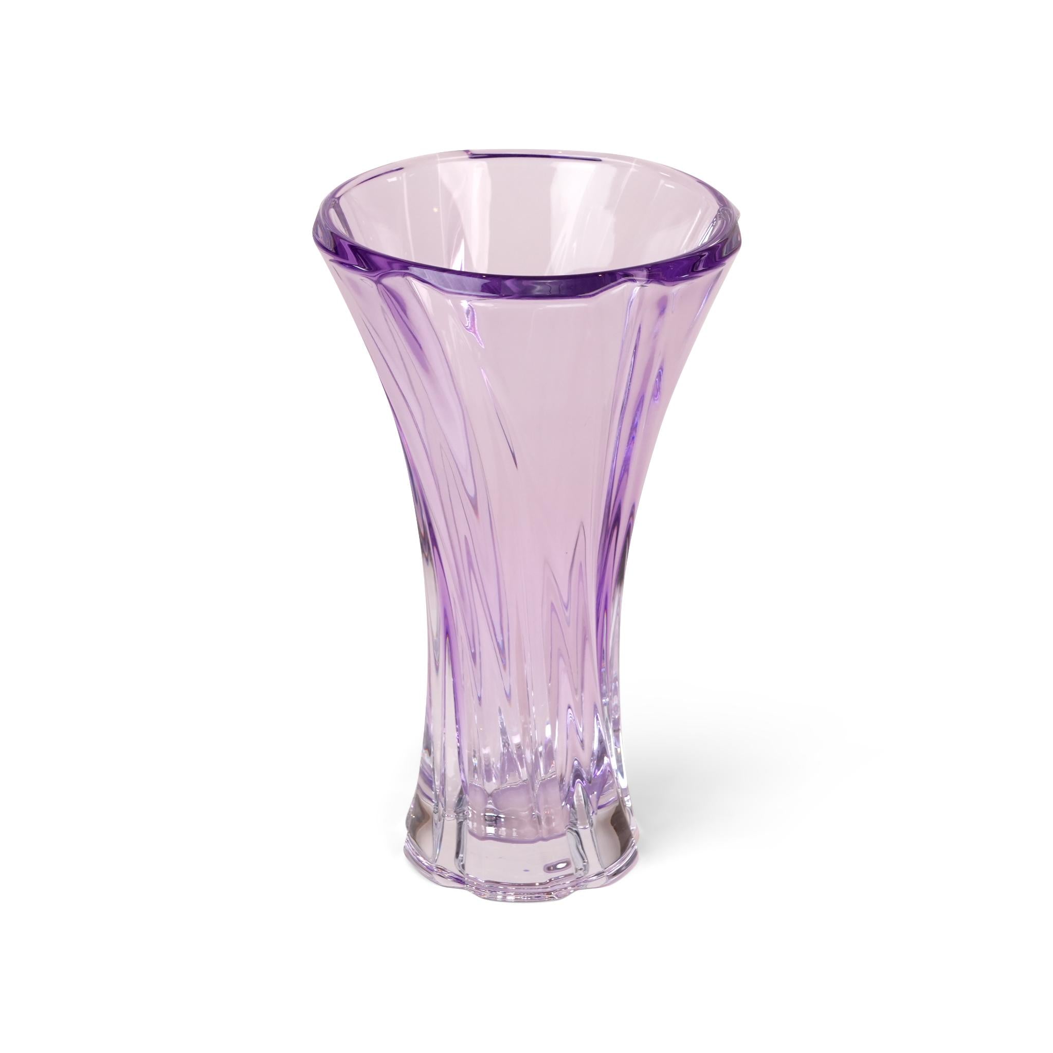 VASE OKLAHOMA  , SPRAYED AMETHYST  320  ( PURPLE )
