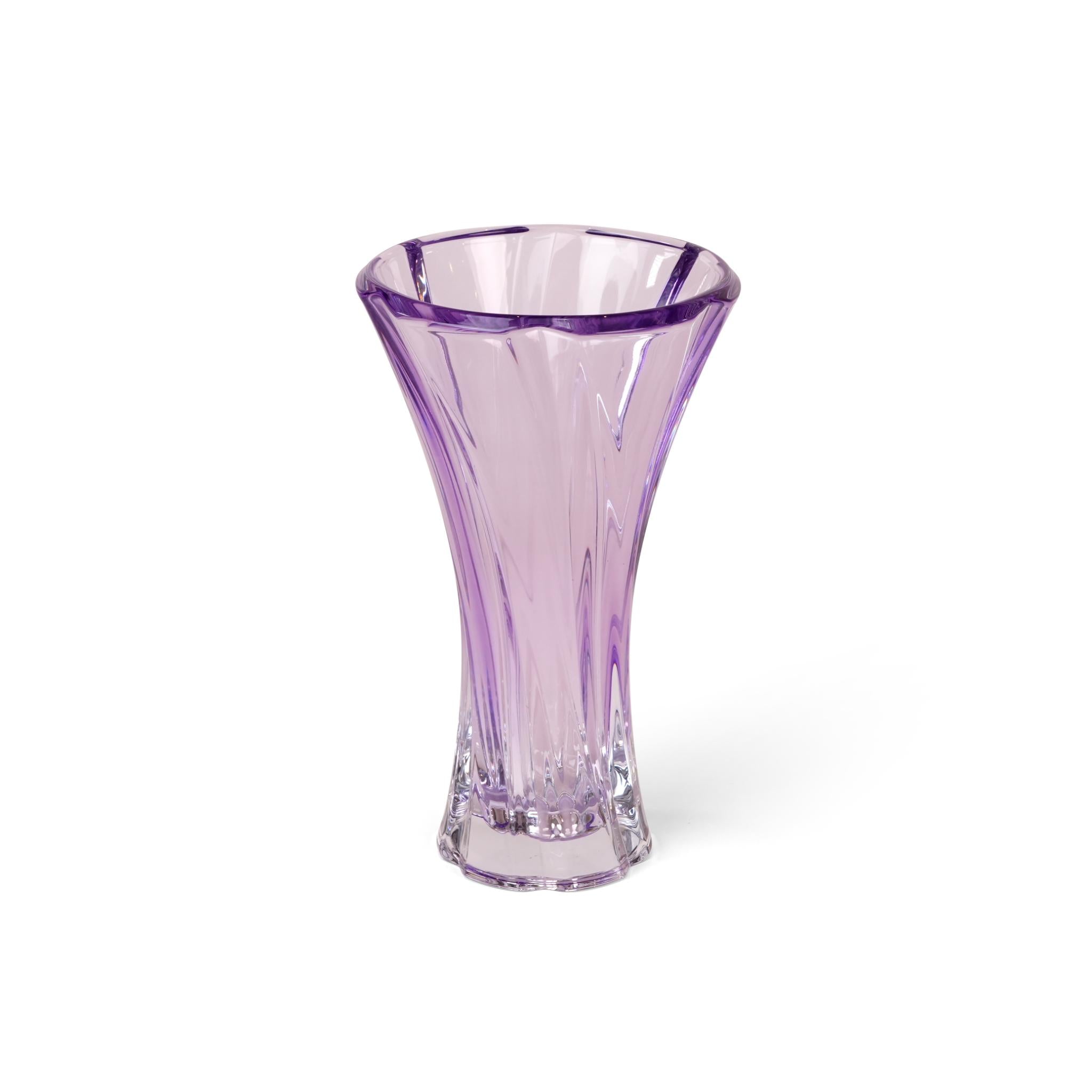 VASE OKLAHOMA  , SPRAYED AMETHYST  320  ( PURPLE )