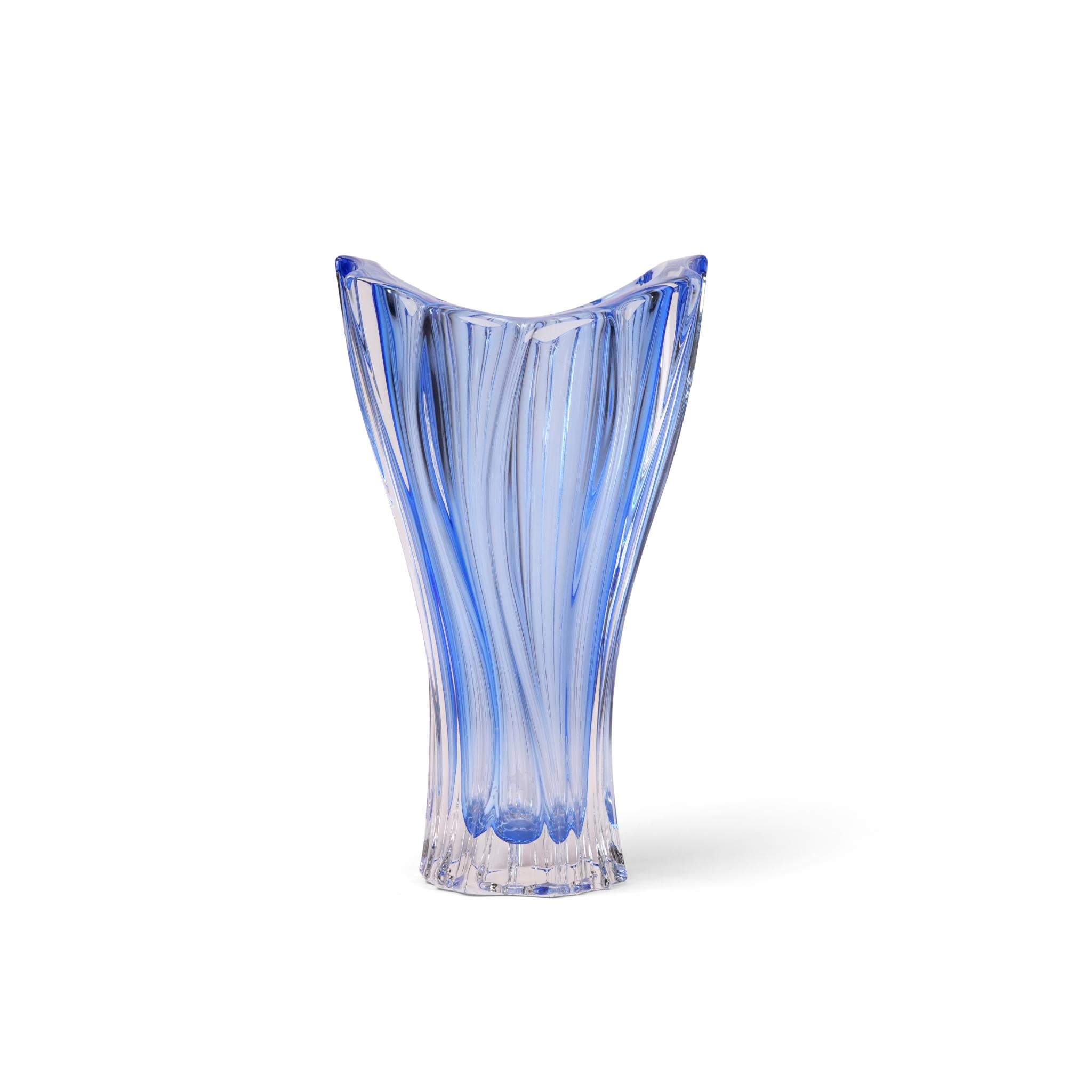 VASE PLANTICA  320   , SPRAYED INSIDE   ( BLUE )