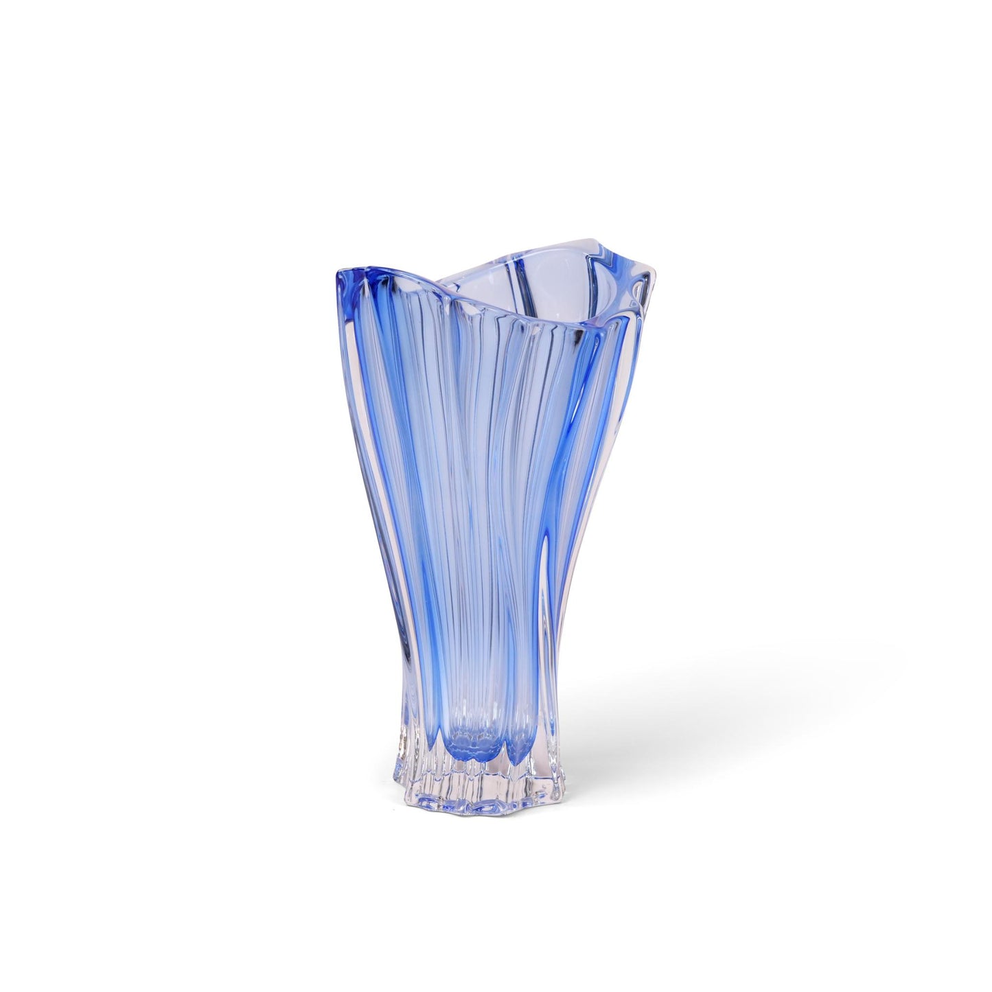 VASE PLANTICA  320   , SPRAYED INSIDE   ( BLUE )