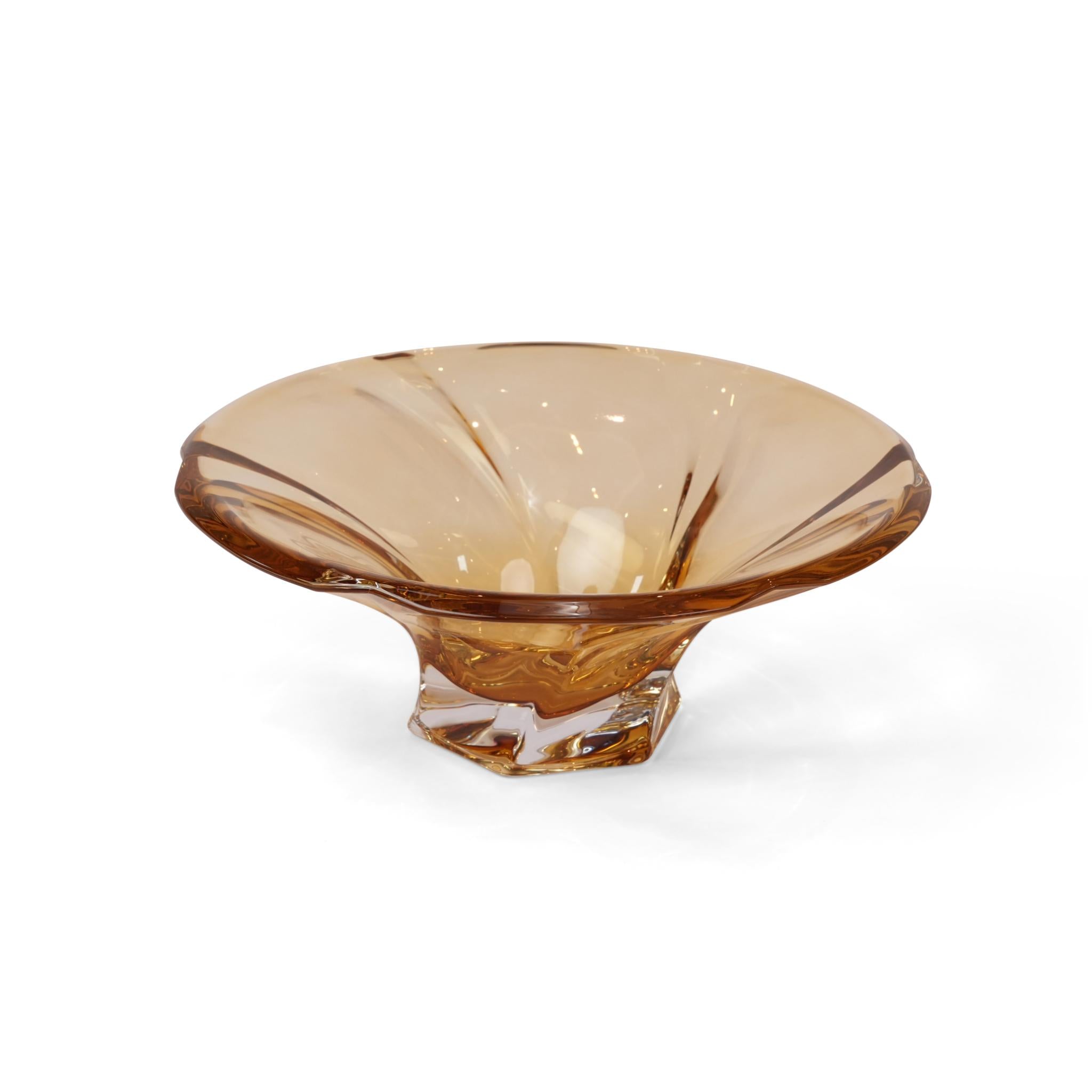 BOWL MOZART  ,   SPRAYED  AMBER 305