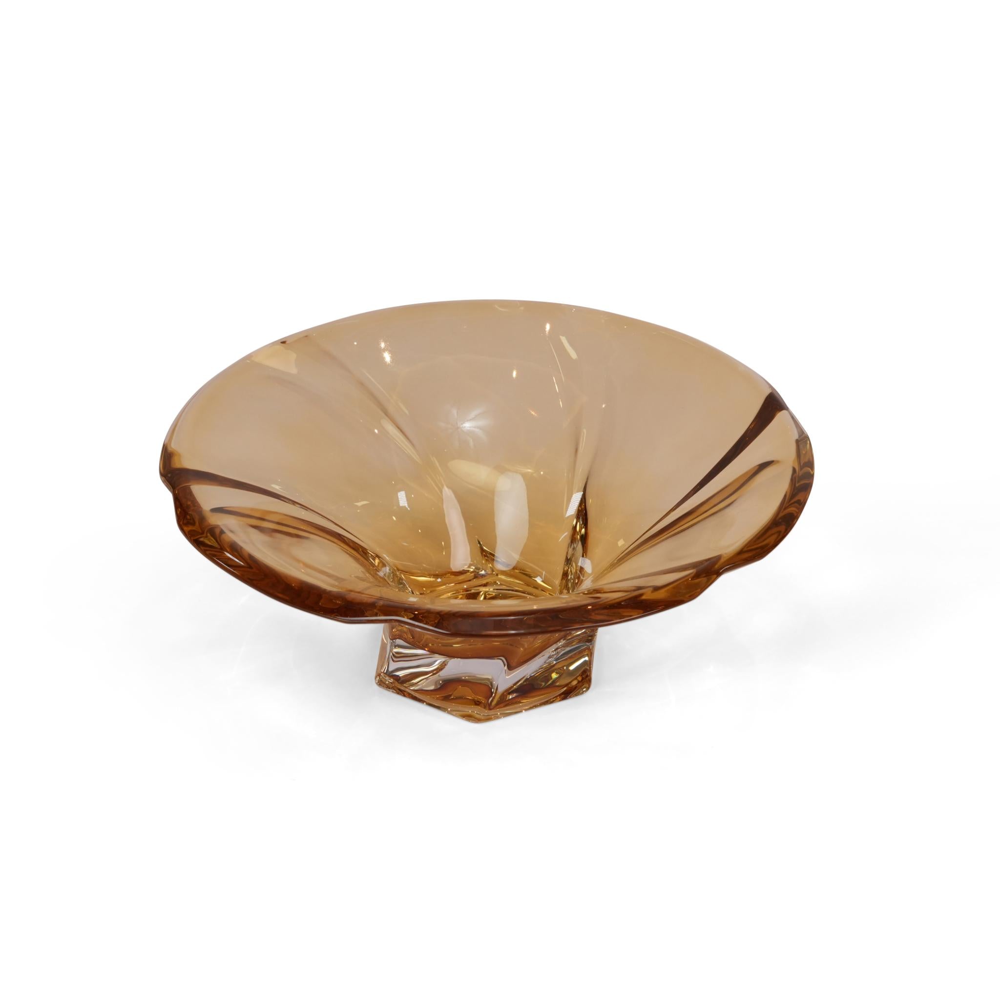 BOWL MOZART  ,   SPRAYED  AMBER 305