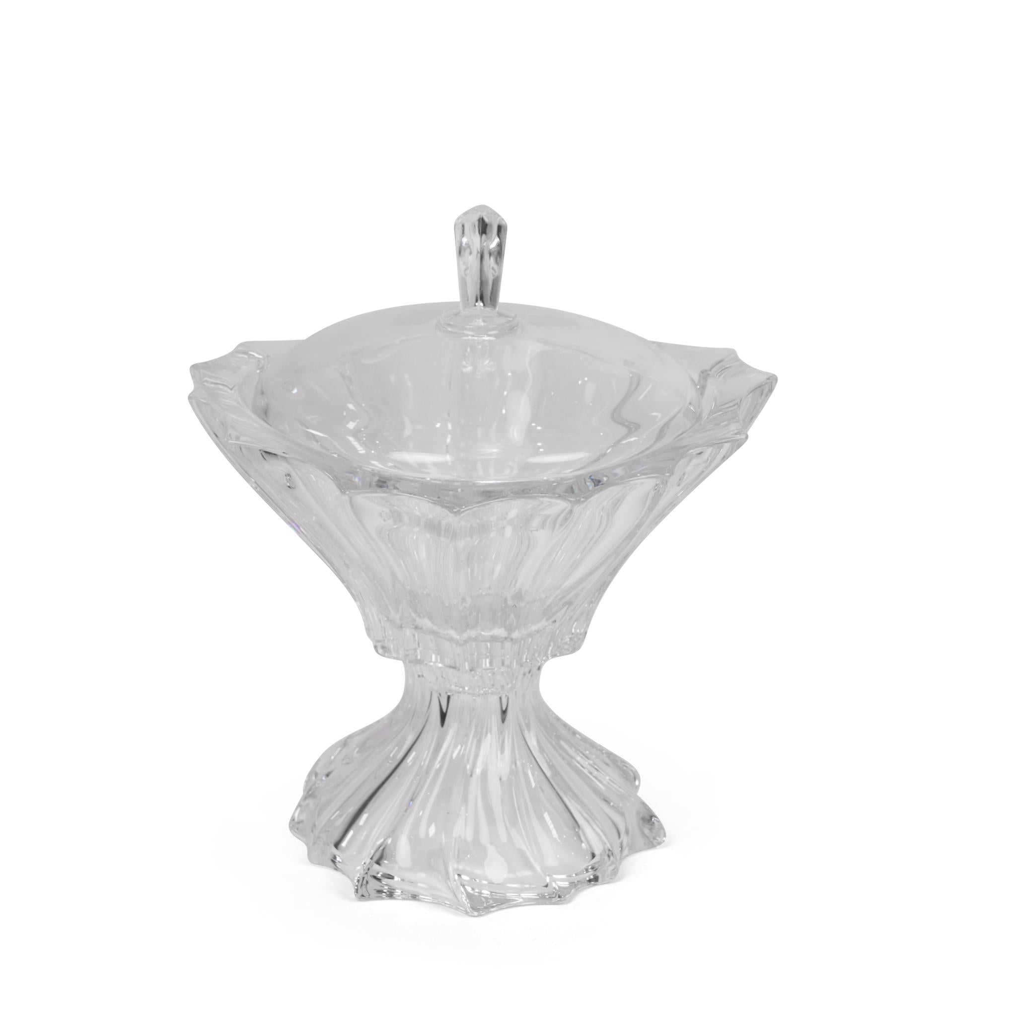 FOOTED PLANTICA CANDY BOWL 255