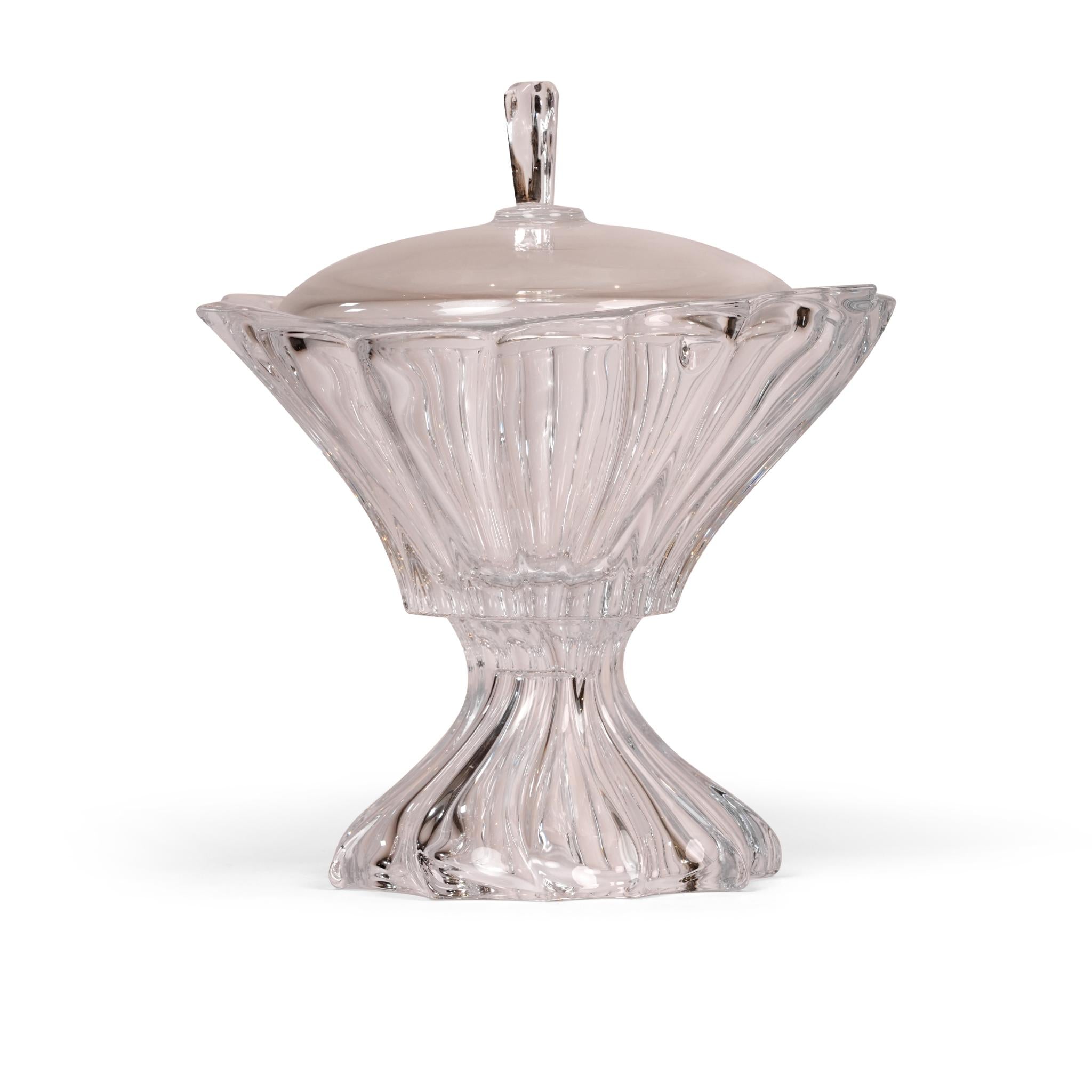 FOOTED PLANTICA CANDY BOWL 255
