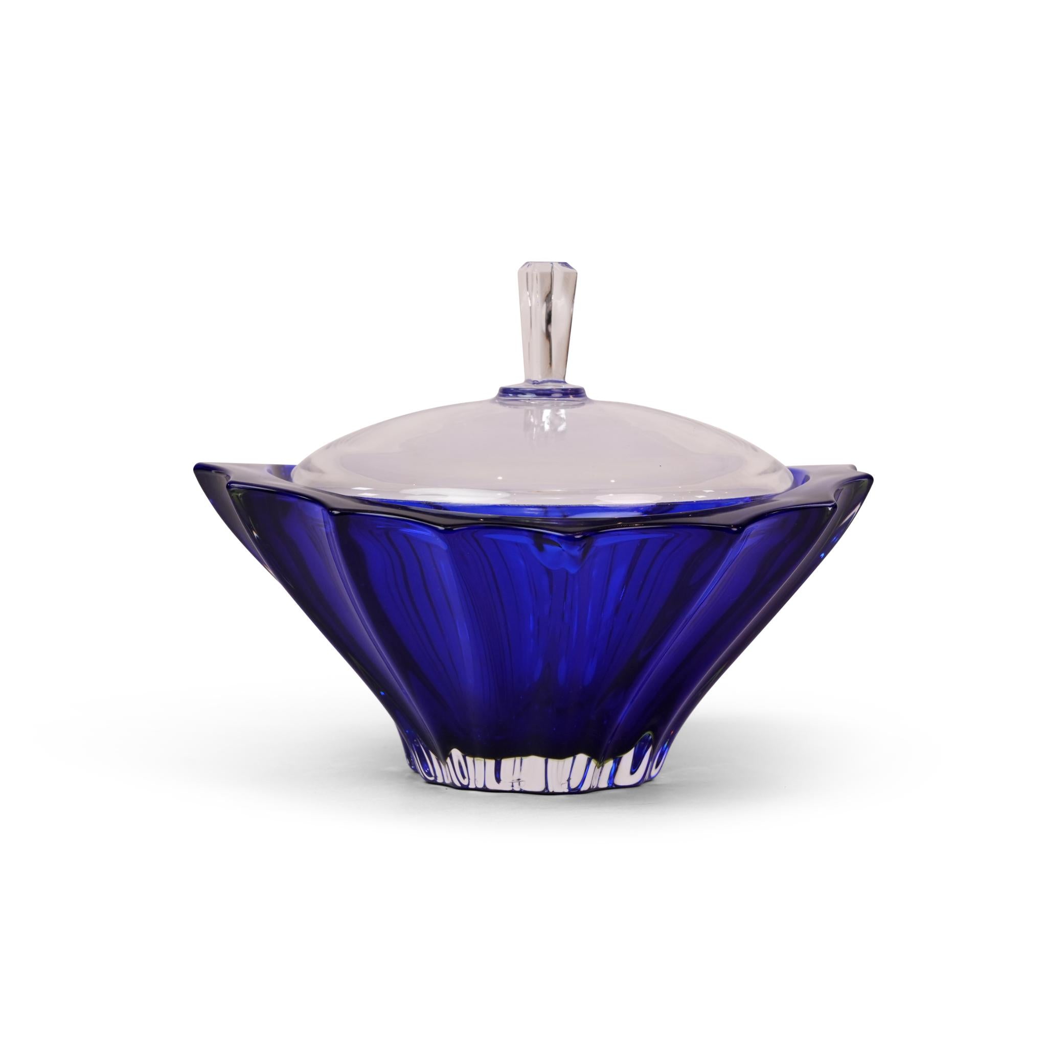 PLANTICA CANDY BOWL  220 SPRAYED DEEP BLUE