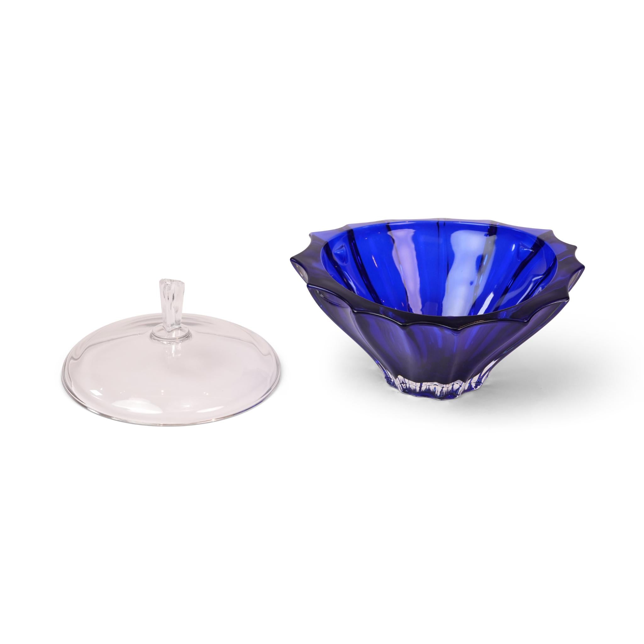 PLANTICA CANDY BOWL  220 SPRAYED DEEP BLUE