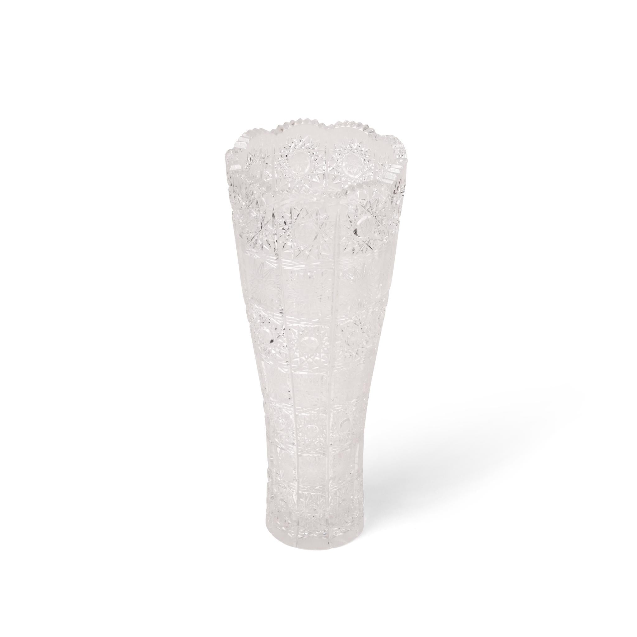 VASE 500 PK 310 CRYSTALS BOHEMIA DESIGN