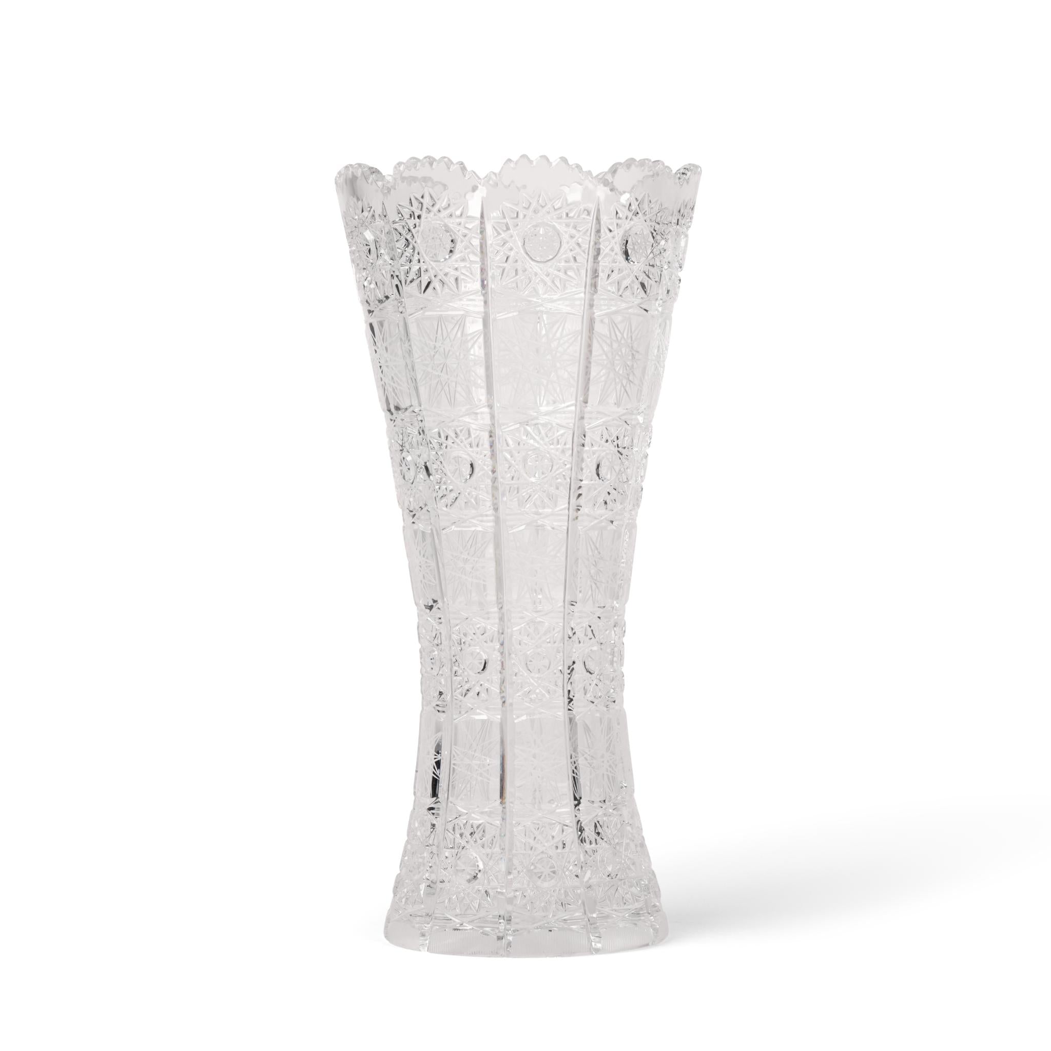 VASE 500 PK 305 CRYSTALS BOHEMIA DESIGN