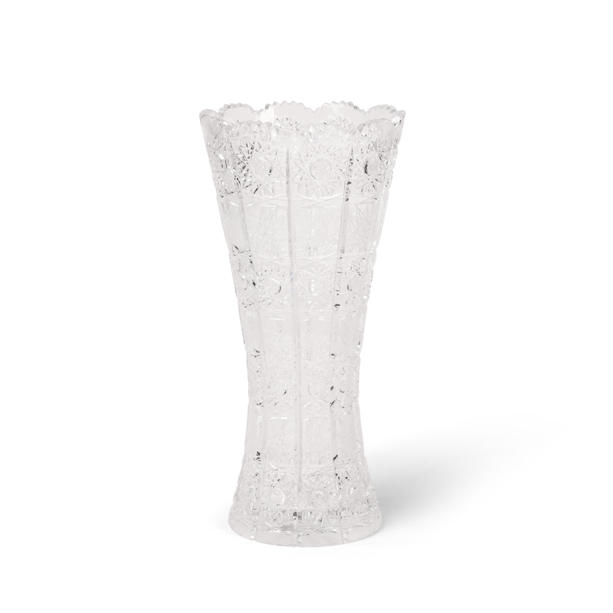 VASE 500 PK 305 CRYSTALS BOHEMIA DESIGN