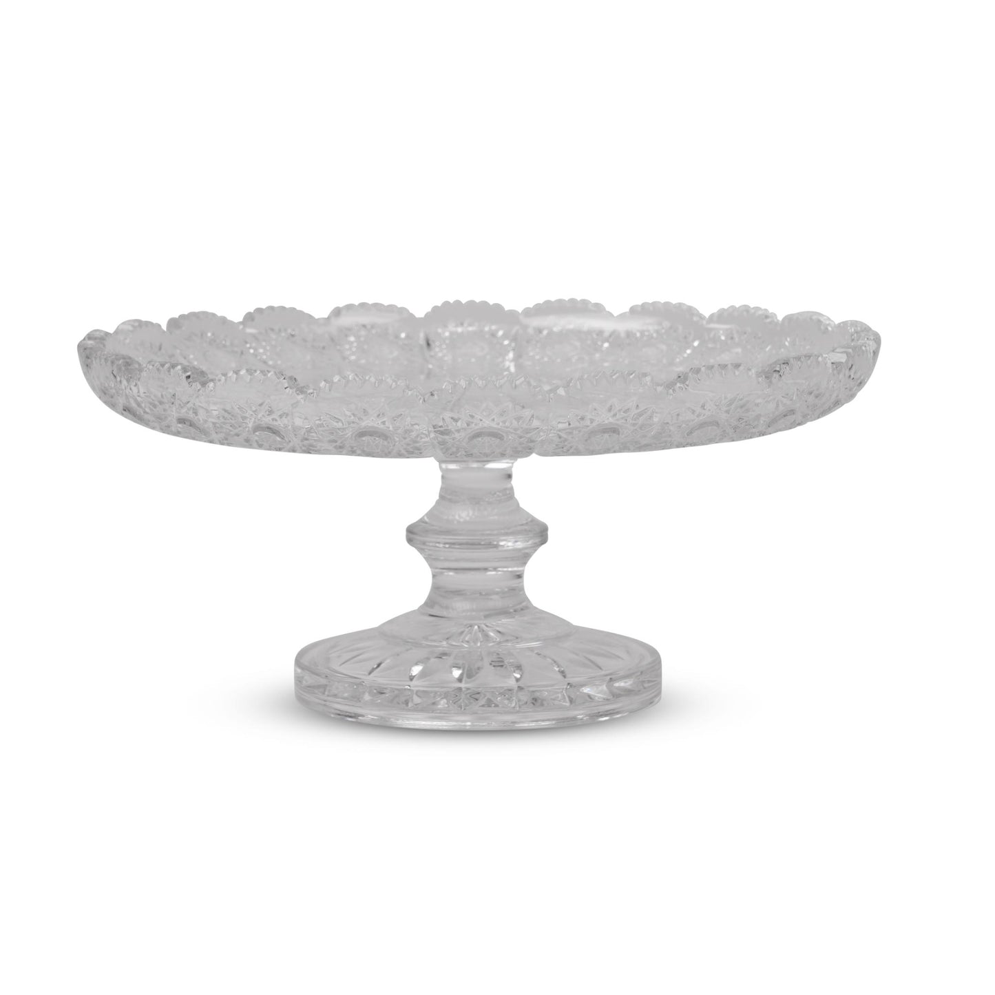 FOOTED PLATE 500 PK 280 CRYSTALS BOHEMIA DESIGN