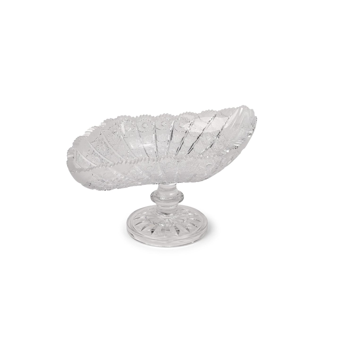 FOOTED BOWL 500 PK 330 CRYSTALS BOHEMIA DESIGN